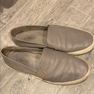 Vince slip on leather sneakers